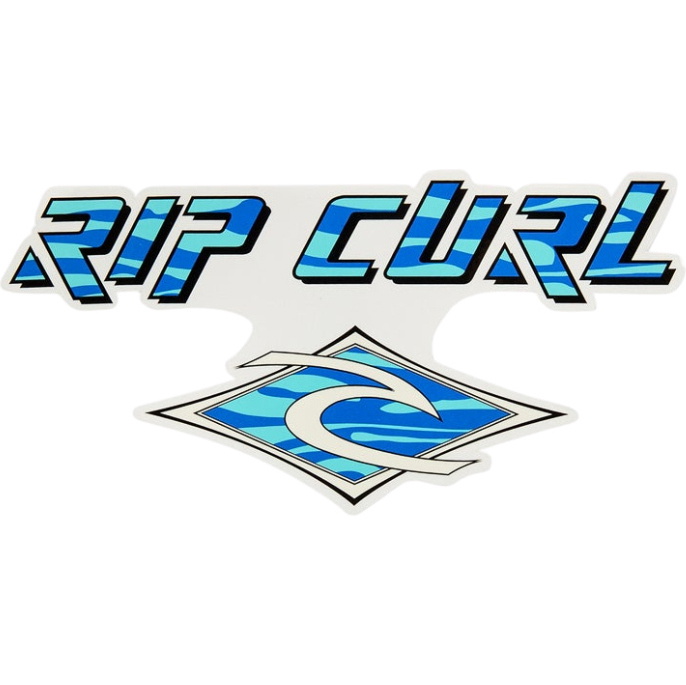 2026 Rip Curl -logo-klistermærker 132MUT - Black / Blå